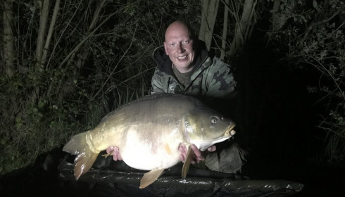 A 34 lb 8 oz carp from Lillypool, Liam Wadey, Apr 2017