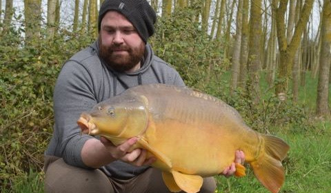 A 27 lb 12 oz carp from Lillypool, Adam West, Apr 2018
