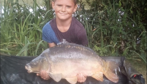 A 24 lb carp from Lillypool, Caden Jones, Jul 2019