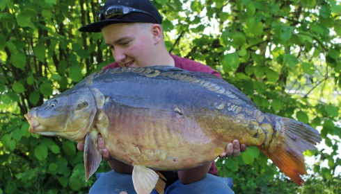 A 28 lb 8 oz carp from Lillypool, Josh Mabbitt, May 2018