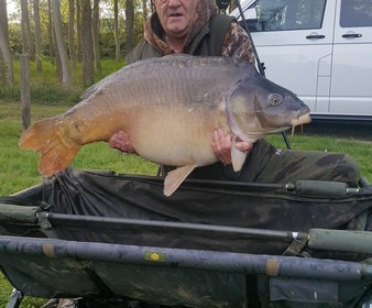 A 53 lb 4 oz carp from Lillypool, Terry Biggs, Apr 2017