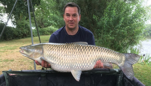 A 40 lb grass carp from Lillypool, James Easton, Jul 2017