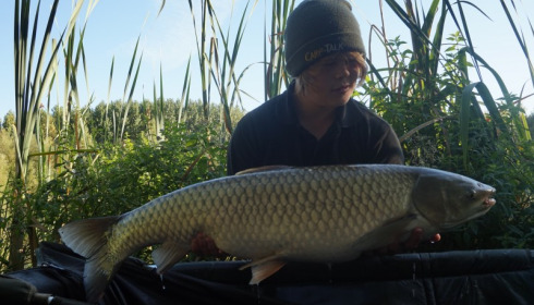 A 23 lb 15 oz grass carp from Lillypool, Callum Gordon, Aug 2015