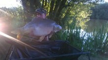 A 26 lb carp from Lillypool, Jonathan Davies, Jul 2015