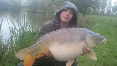 A 24 lb 4 oz carp from Lillypool, Matt Burchell, May 2012