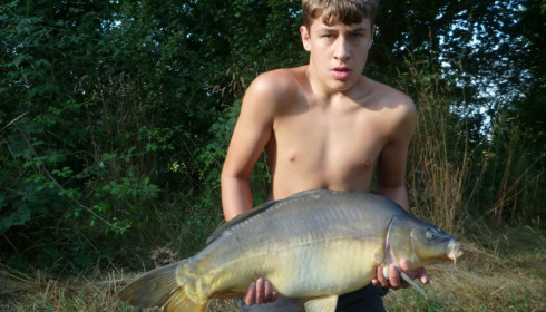A 27 lb 4 oz carp from Lillypool, Cody Brown, Aug 2013