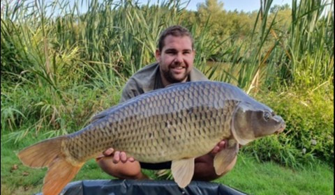 A 32 lb 8 oz carp from Lillypool, Sam Douglas, Aug 2019