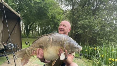 A 34 lb carp from Lillypool, Chris Bell, May 2023