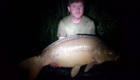 A 34 lb 10 oz carp from Lillypool, Glynn Jones, Jul 2018