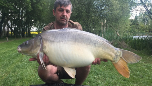 A 28 lb 6 oz carp from Lillypool, Jason Newland, Apr 2017