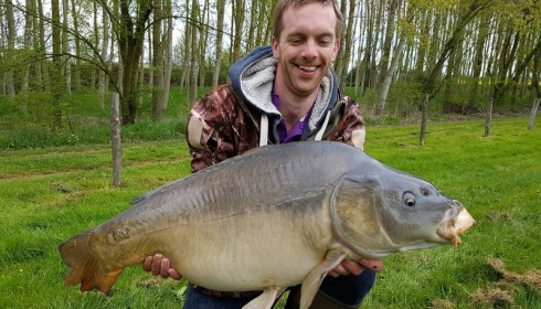 A 35 lb carp from Lillypool, Ryan Slattery, Apr 2017