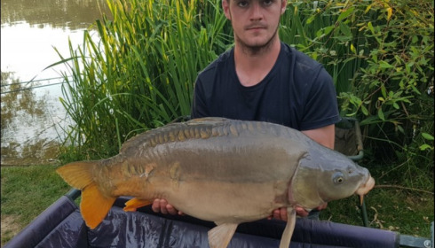 A 30 lb carp from Lillypool, Macca Jones, Jul 2018