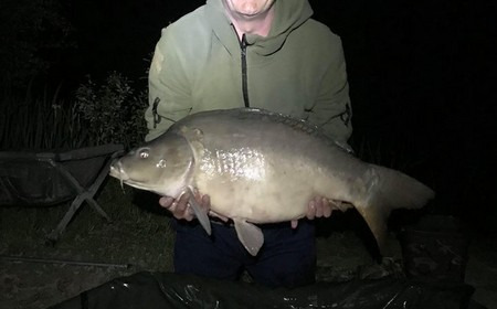 A 21 lb 8 oz carp from Lillypool, Peter Buckley, May 2018
