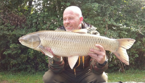 A 21 lb 6 oz grass carp from Lillypool, Mike Brown, Sep 2017