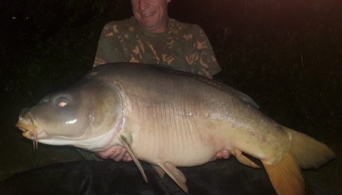 A 34 lb 1 oz carp from Lillypool, Steve Mailn, May 2018