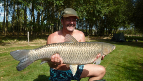 A 28 lb 1 oz grass carp from Lillypool, Graham Searle, Sep 2014