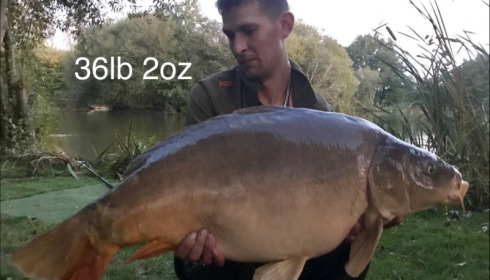 A 36 lb 2 oz carp from Lillypool, Chris Waldron, Sep 2019