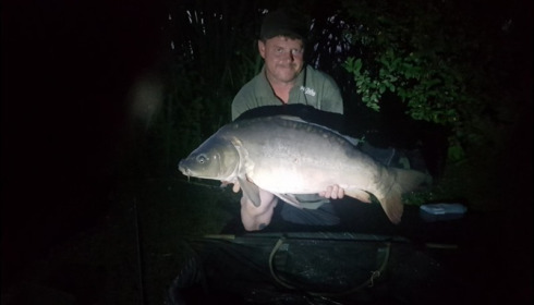 A 29 lb 6 oz carp from Lillypool, Glynn Jones, Jul 2018