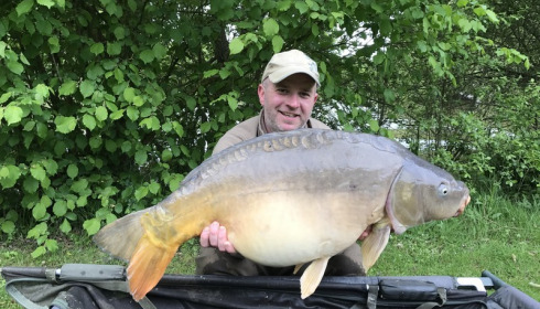 A 32 lb 8 oz carp from Lillypool, Aaron Greenfield, Apr 2017