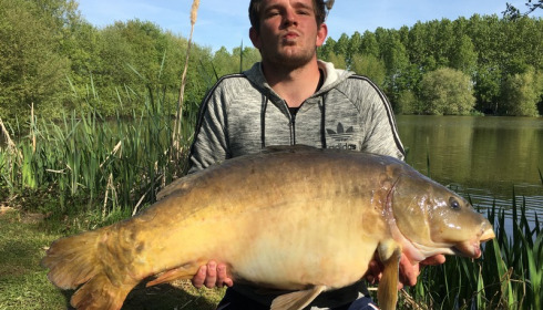 A 43 lb carp from Lillypool, Ben Porter, Apr 2017