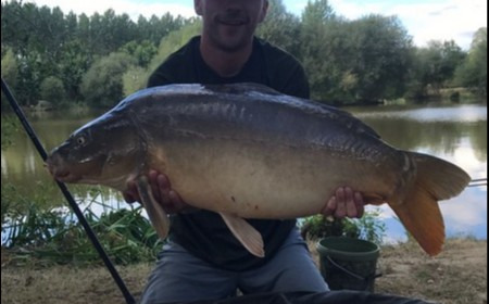 A 33 lb carp from Lillypool, James Barton, Aug 2018