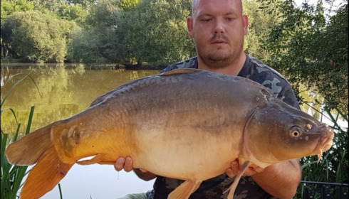 A 31 lb carp from Lillypool, Darren Jukes, Aug 2018
