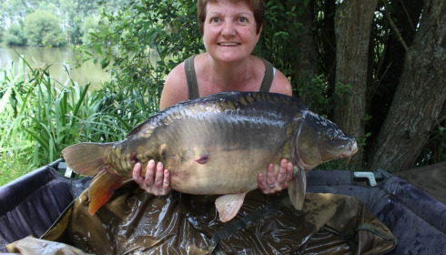 A 29 lb carp from Lillypool, Su Finlay-Woods, Jun 2017