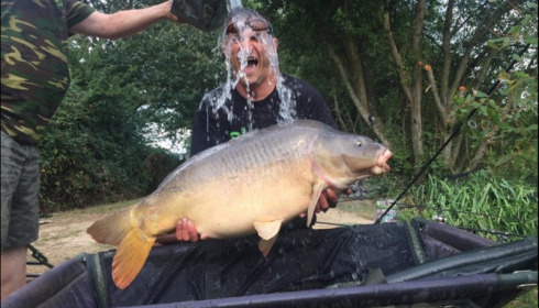 A 36 lb 2 oz carp from Lillypool, Phil Milner, Aug 2018