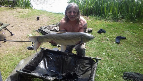 A 22 lb 4 oz grass carp from Lillypool, Paul Collins, May 2017
