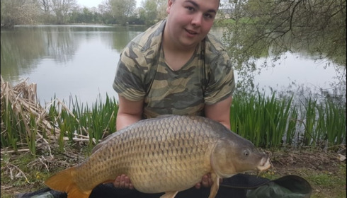 A 34 lb 7 oz carp from Lillypool, Bradley Ellis, Apr 2019