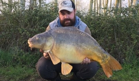 A 23 lb 4 oz carp from Lillypool, Adam West, Apr 2018