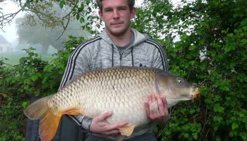 A 40 lb 8 oz carp from Lillypool, Ben Porter, Apr 2017