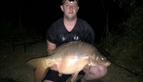 A 30 lb carp from Lillypool, Ian Gleig, Aug 2018