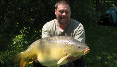 A 23 lb carp from Lillypool, Mike Walker, May 2013