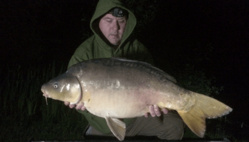 A 22 lb 6 oz carp from Lillypool, Eddie Hudson, May 2017