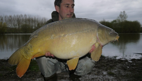 A 34 lb 8 oz carp from Lillypool, John Lee, Apr 2013