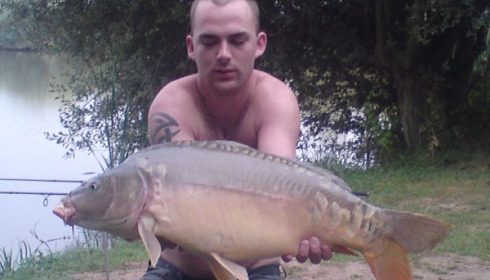 A 20 lb 7 oz carp from Lillypool, scott, Aug 2010
