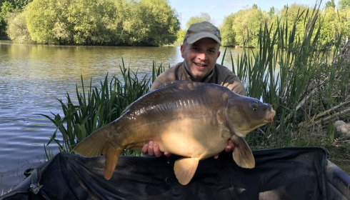 A 20 lb carp from Lillypool, Aaron Greenfield, Apr 2017