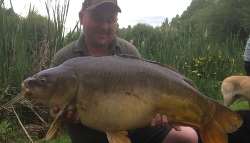 A 29 lb 4 oz carp from Lillypool, Eddie Hudson, May 2017