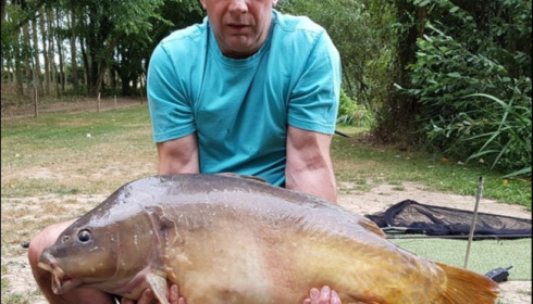 A 44 lb carp from Lillypool, Terry Richardson, Aug 2018