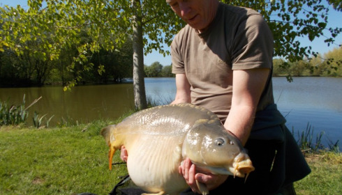 A 33 lb 7 oz carp from Lillypool, Jerry Fielden, Apr 2014