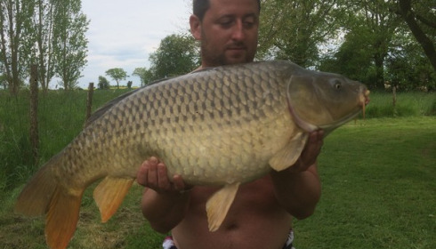 A 27 lb carp from Lillypool, Craig Deenin, May 2016