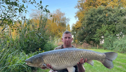 A 42 lb grass carp from Lillypool, Stewart Burrows, Aug 2021