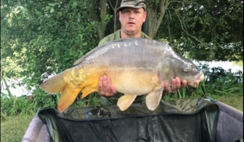 A 35 lb carp from Lillypool, Kev Barber, Aug 2019