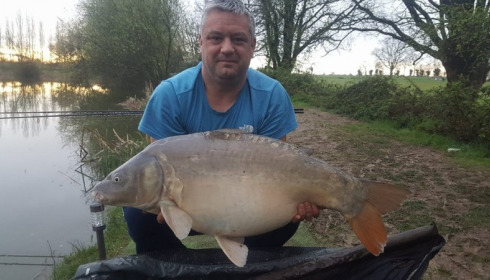 A 39 lb 8 oz carp from Lillypool, Andy Biggs, Apr 2018