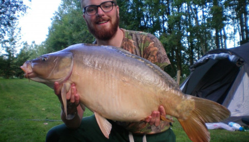 A 25 lb 8 oz carp from Lillypool, Fred Collier, Jul 2014