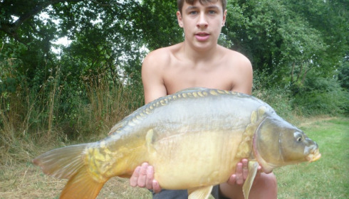 A 25 lb 6 oz carp from Lillypool, Cody Brown, Aug 2013