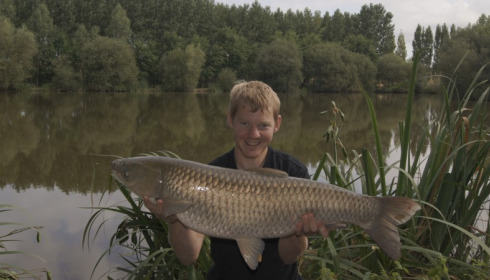 A 25 lb 3 oz grass carp from Lillypool, Lee Turley, Jul 2015