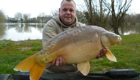 A 22 lb 5 oz carp from Lillypool, Richard (bailiff), Mar 2016
