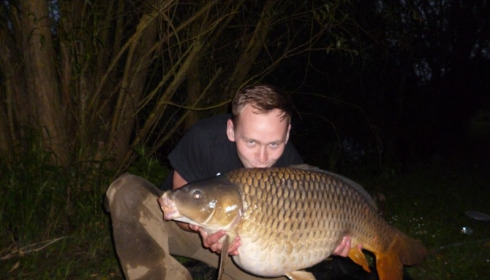 A 32 lb 8 oz carp from Lillypool, Luke Shaw (pb), May 2014
